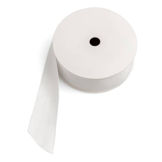 We R Memory Keepers&#xAE; PrintMaker&#x2122; White Cotton Ribbon, 10yd. x 25mm